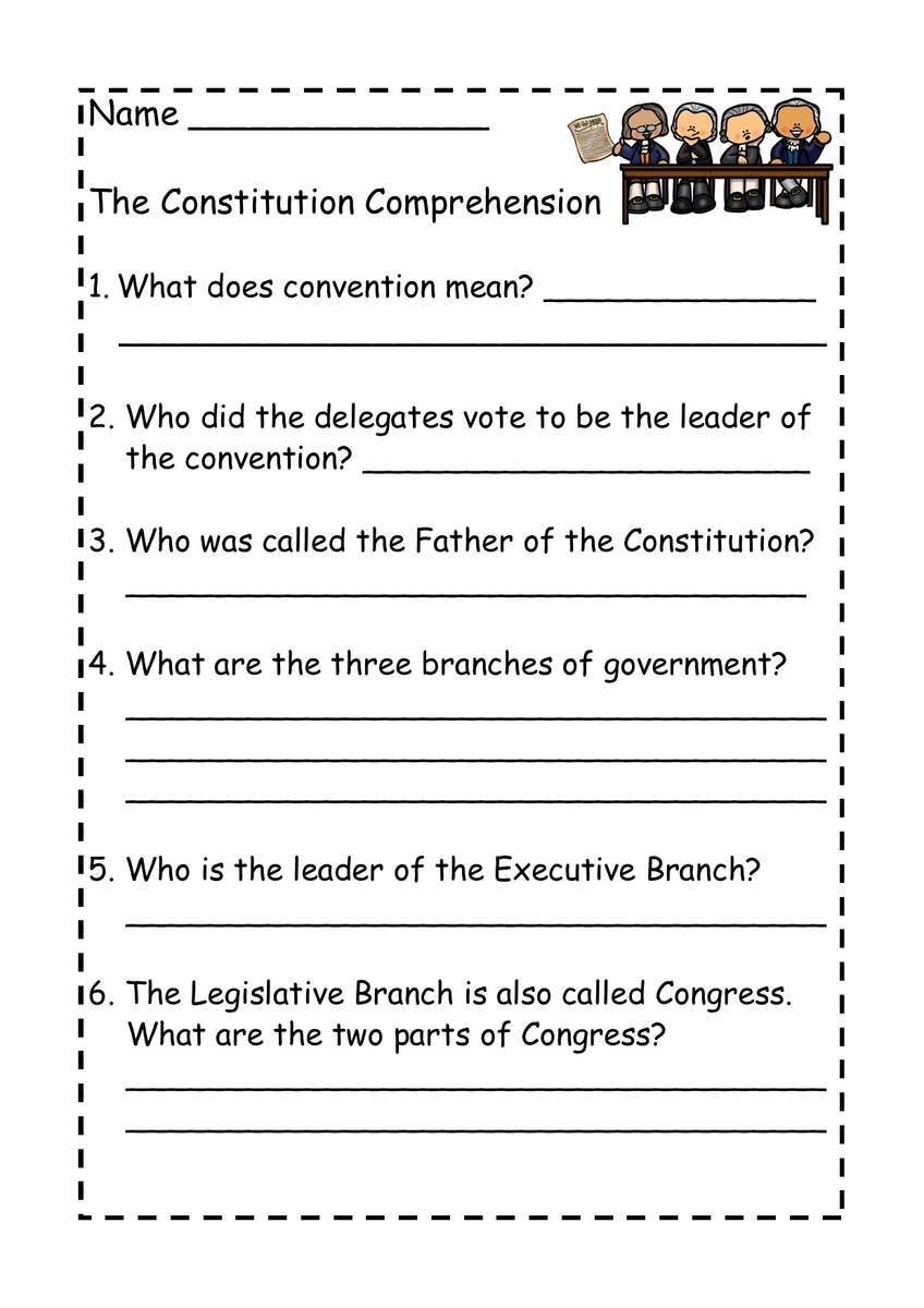 The Constitution Reading Comprehension Passage Made By Teachers The Constitution Reading Comprehension Passage Made By Teachers