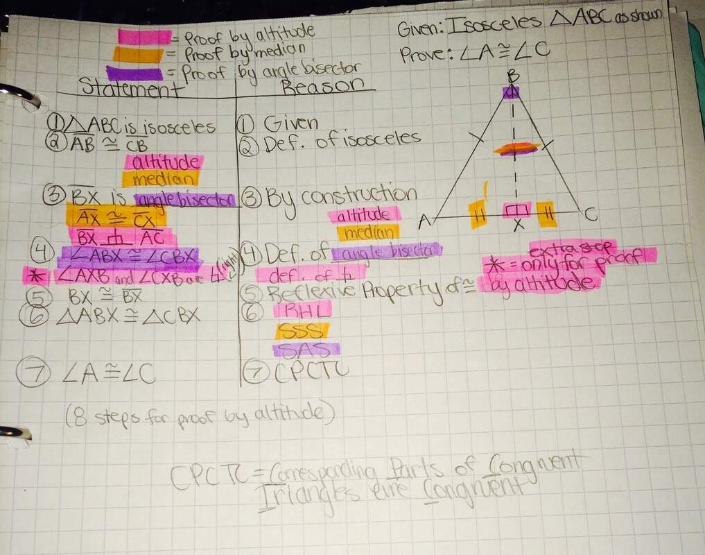 TRI Triangle Congruence And Proof Geometry