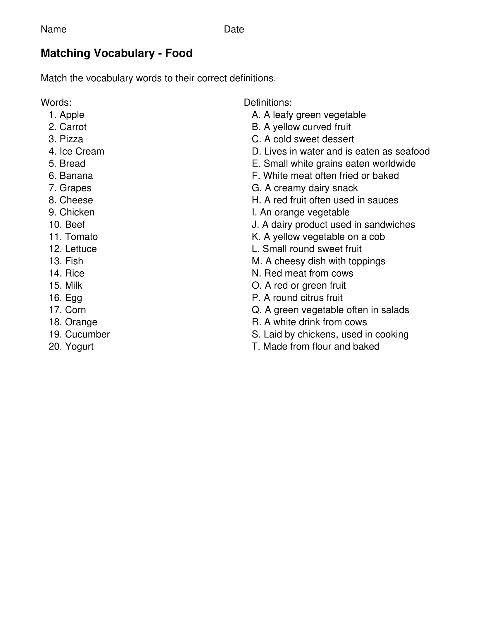 Vocabulary Worksheets Printable Word Lists Vocabulary Practice Vocabulary Worksheets Printable Word Lists Vocabulary Practice