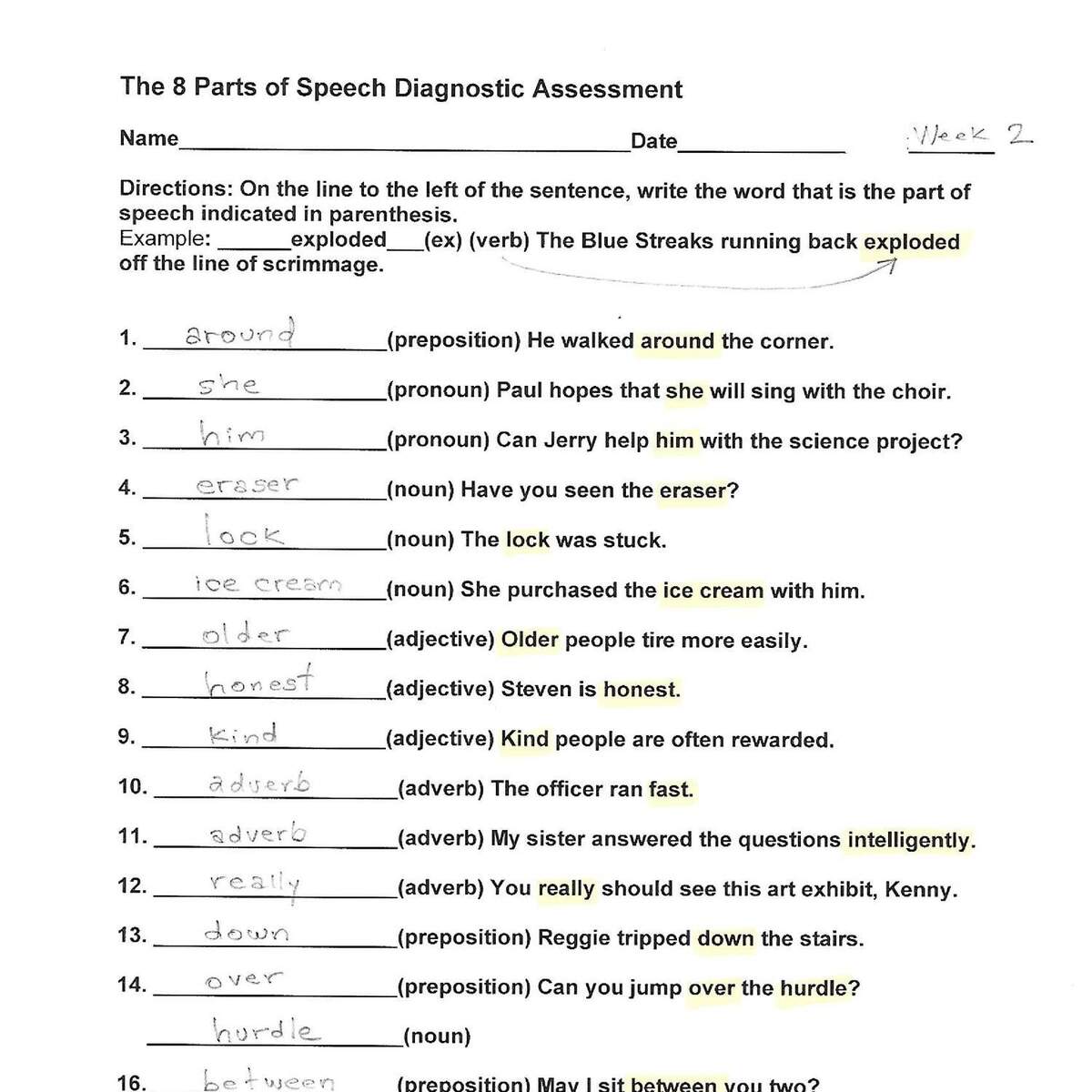 Week 2 Assignment Parts Of Speech Answer Key Pdf DocDroid Week 2 Assignment Parts Of Speech Answer Key Pdf DocDroid