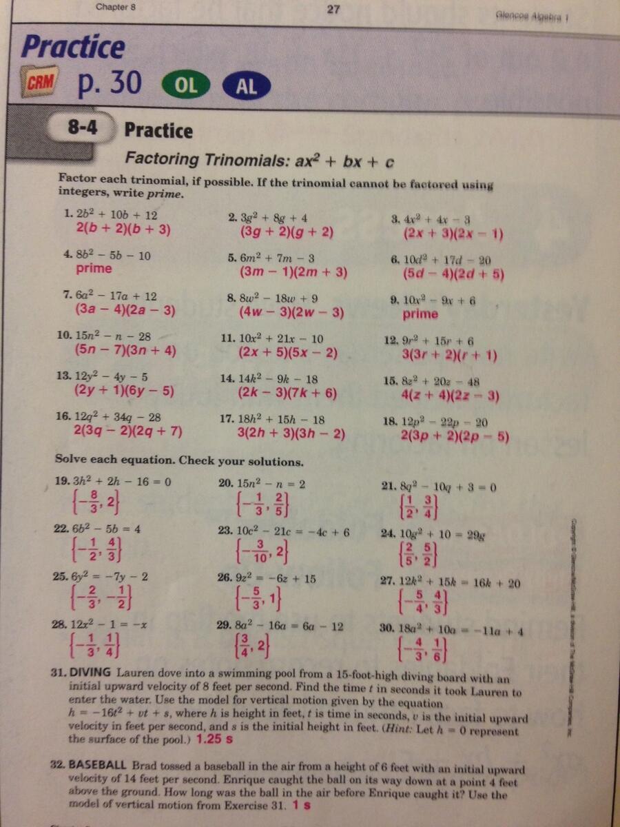 Workbook Answers